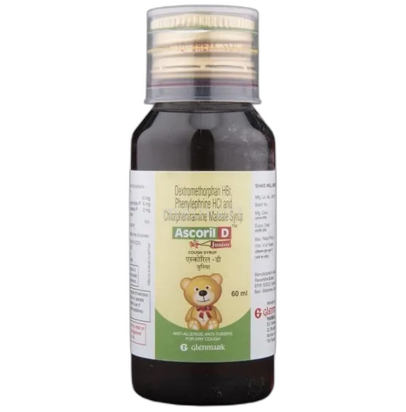 ascoril d junior syrup 60 ml